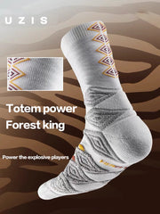 UZIS Diamond Grip Basketball Socks | Bold Design No-Slip Performance