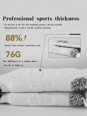 UZIS Basketball Socks | Anti-Slip Sole Breathable Mesh for Streetball