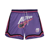All The Way Up Basketball Shorts - Flame Graphics