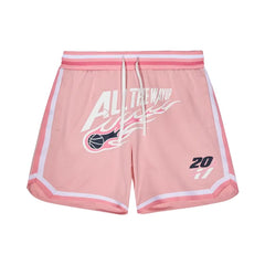 All The Way Up Basketball Shorts - Flame Graphics