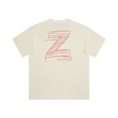 UZIS CN Style Basketball T-Shirt | Hand-Drawn Z for Streetball Culture