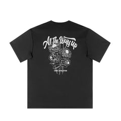 UZIS "All The Way Up" Floral Motivation T-Shirt
