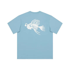 UZIS Glow-in-the-Dark Fish Bone T-Shirt | Unisex Streetwear