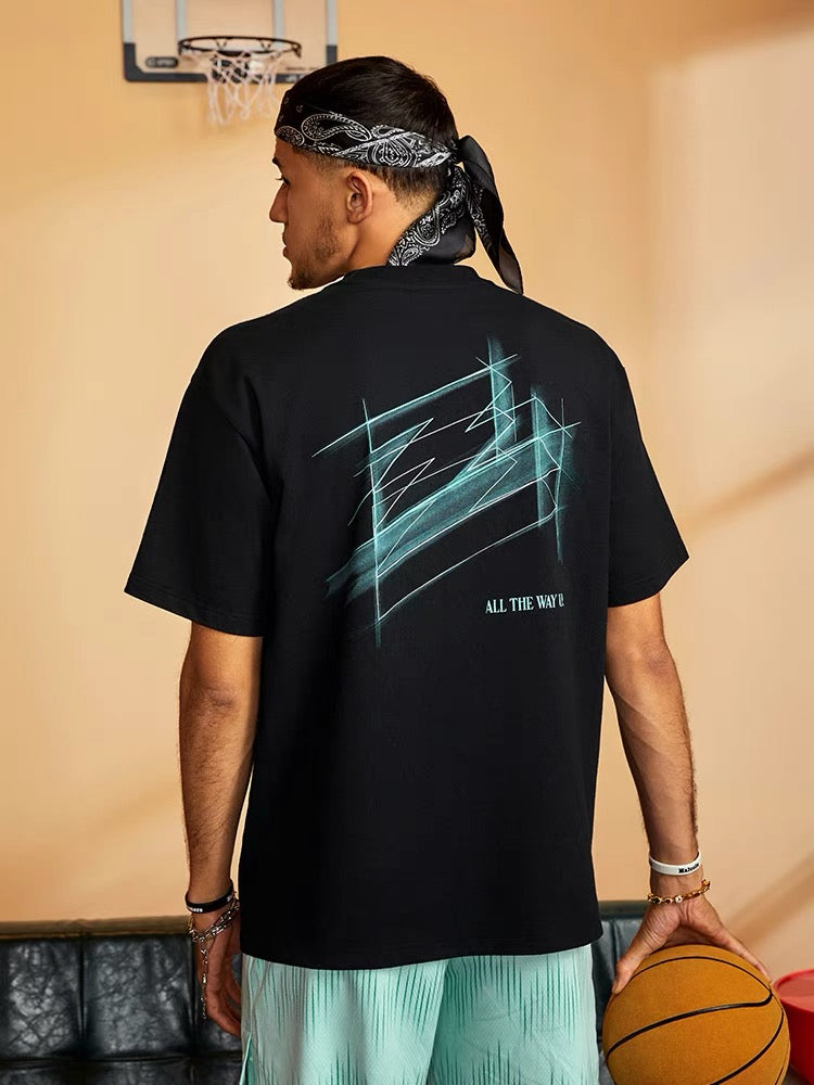UZIS "All The Way Up" Geometric Z T-Shirt