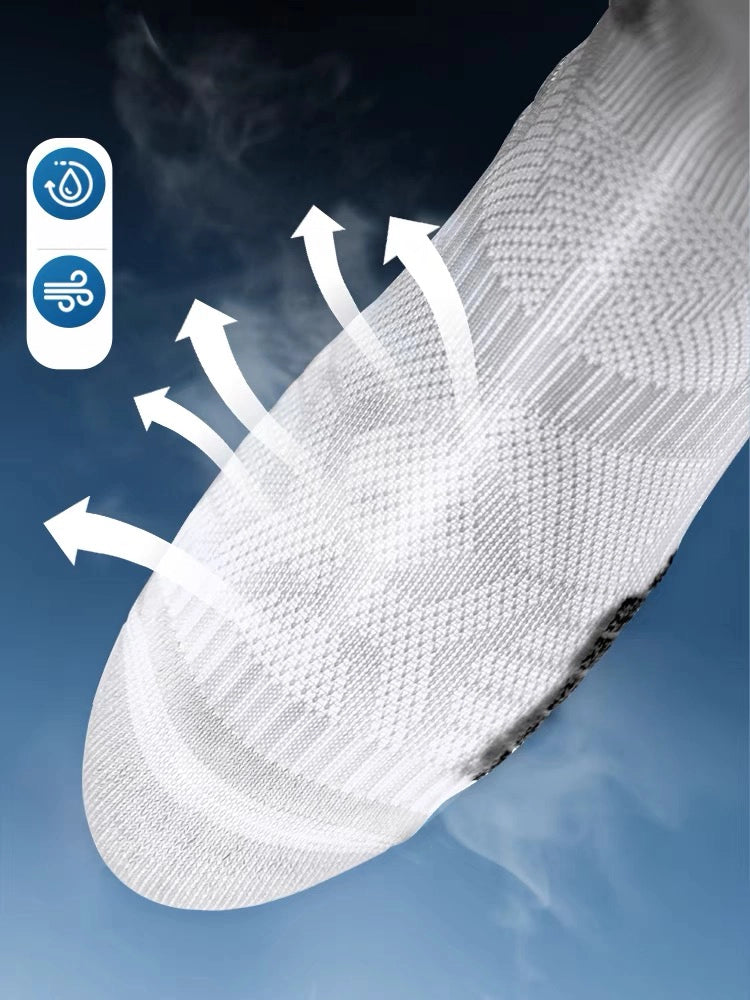 UZIS Performance Basketball Socks | Anti-Slip Texture Breathable Mesh