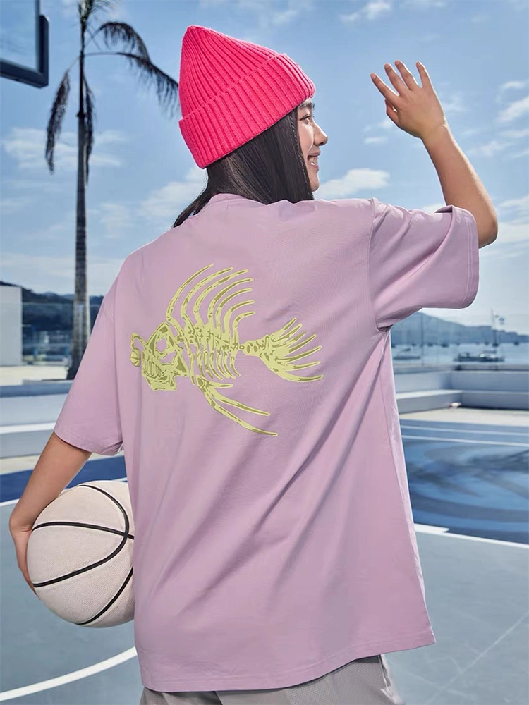 UZIS Glow-in-the-Dark Fish Bone T-Shirt | Unisex Streetwear