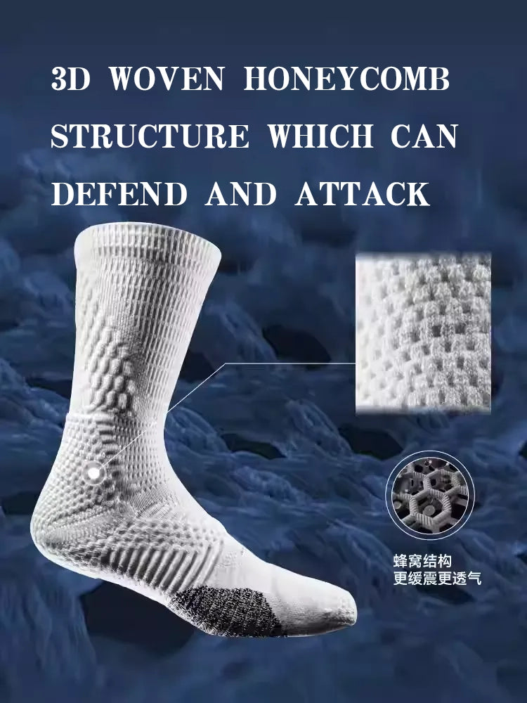 UZIS Basketball Socks | Breathable Mesh Grippy Soles