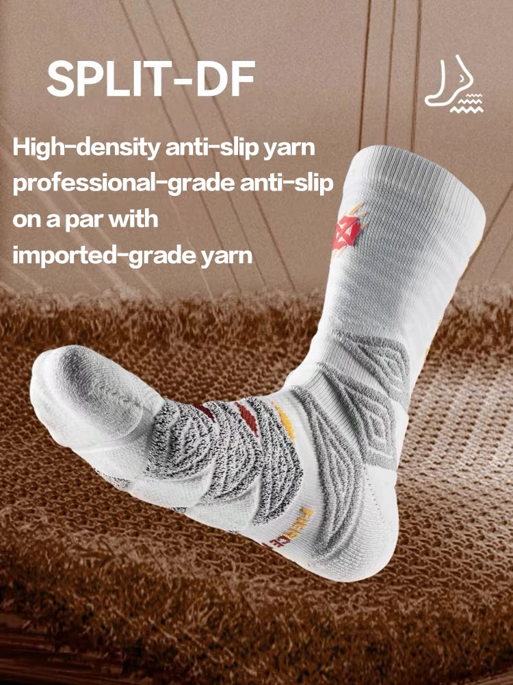 UZIS Diamond Grip Basketball Socks | Bold Design No-Slip Performance