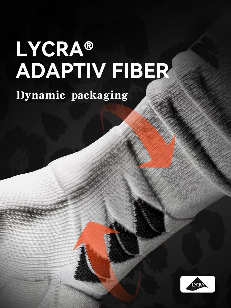 UZIS Basketball Socks | Anti-Slip Grip Breathable Mesh