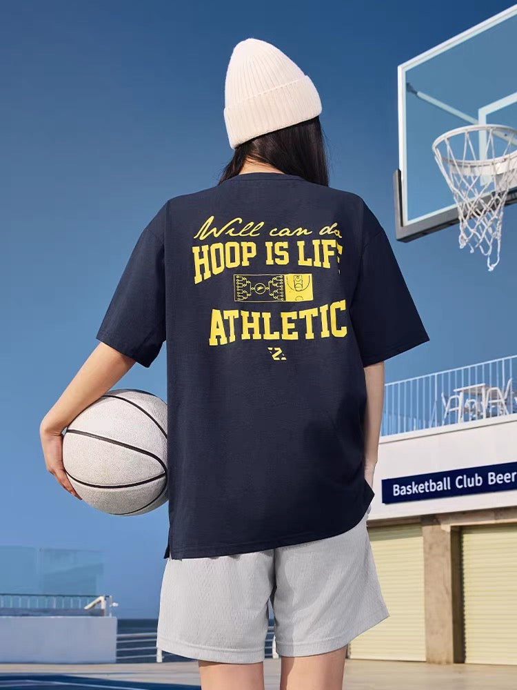 Willcando "Hoop Is Life" Athletic T-Shirt | Basketball Passion