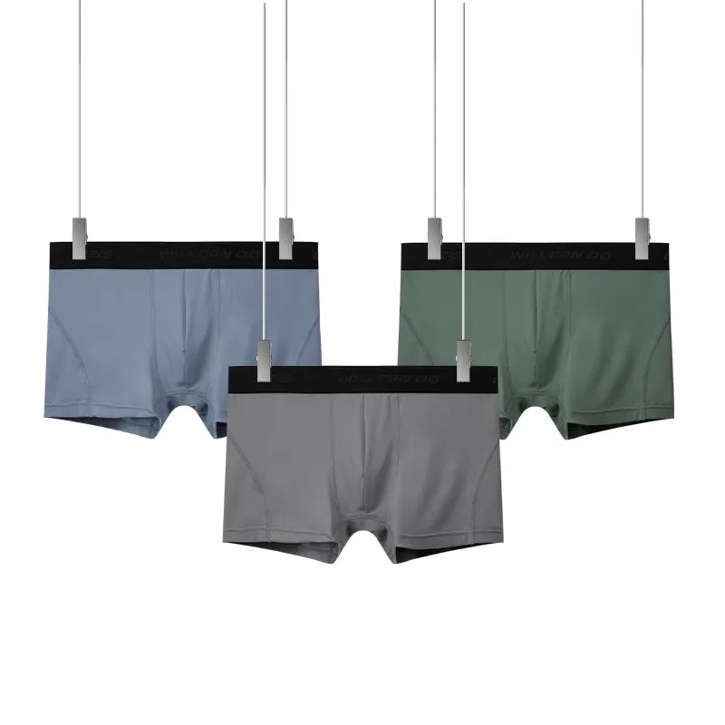 UZIS Men's Basketball Underwear 3-Pack - Breathable Seamless Fit