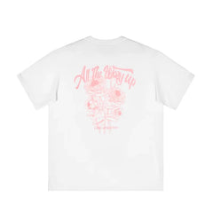 UZIS "All The Way Up" Floral Motivation T-Shirt