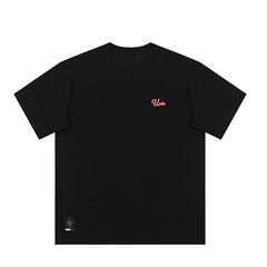UZIS Embroidered Logo T-Shirt for Men/Women