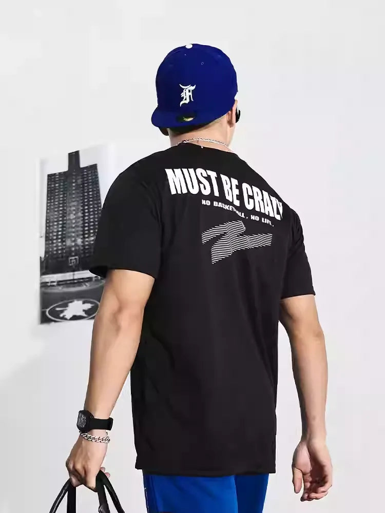 "Must Be Crazy" Basketball T-Shirt | UZIS