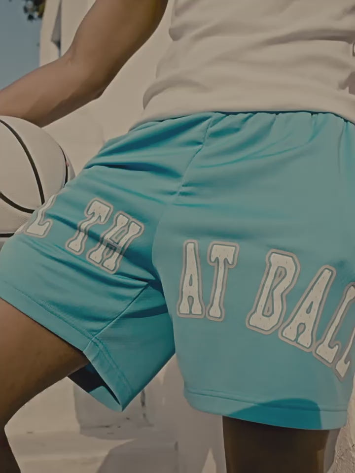 Feel That Ball Basketball Shorts - Breathable Mesh for Court